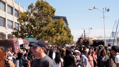 Crowds at Eat Real Fest