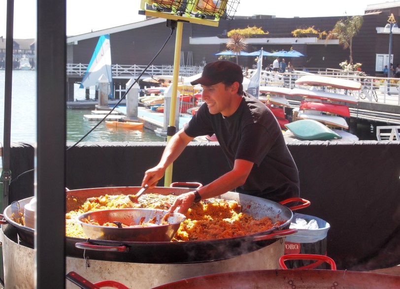 Serving Paella Serving Paella