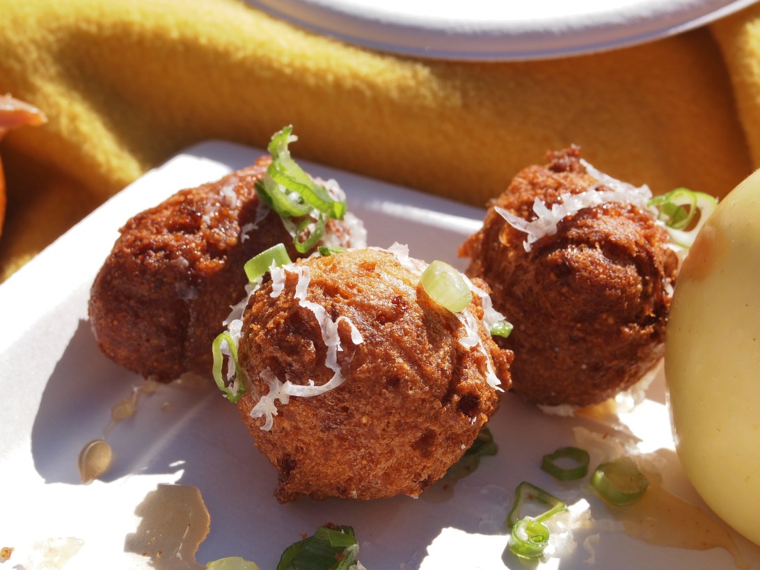 Scallion hush puppies from Dixie