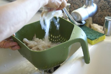 Shrimp rinse