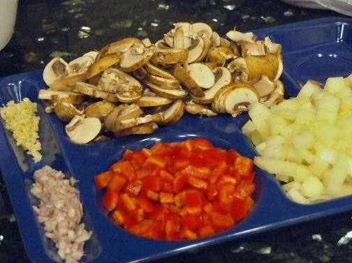 Filled Mise Tray / Sectioned Tray