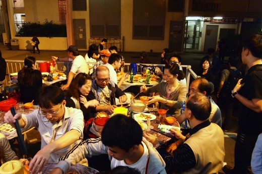 Dining scene Wo Che Estate Market Food Stalls Sha Tin