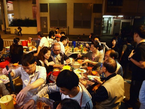Dining scene Wo Che Estate Market Food Stalls Sha Tin