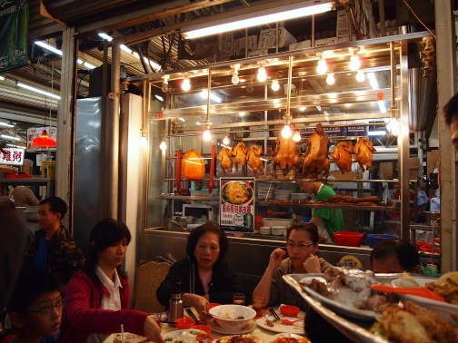 Dining scene 2 Wo Che Estate Market Food Stalls Sha Tin