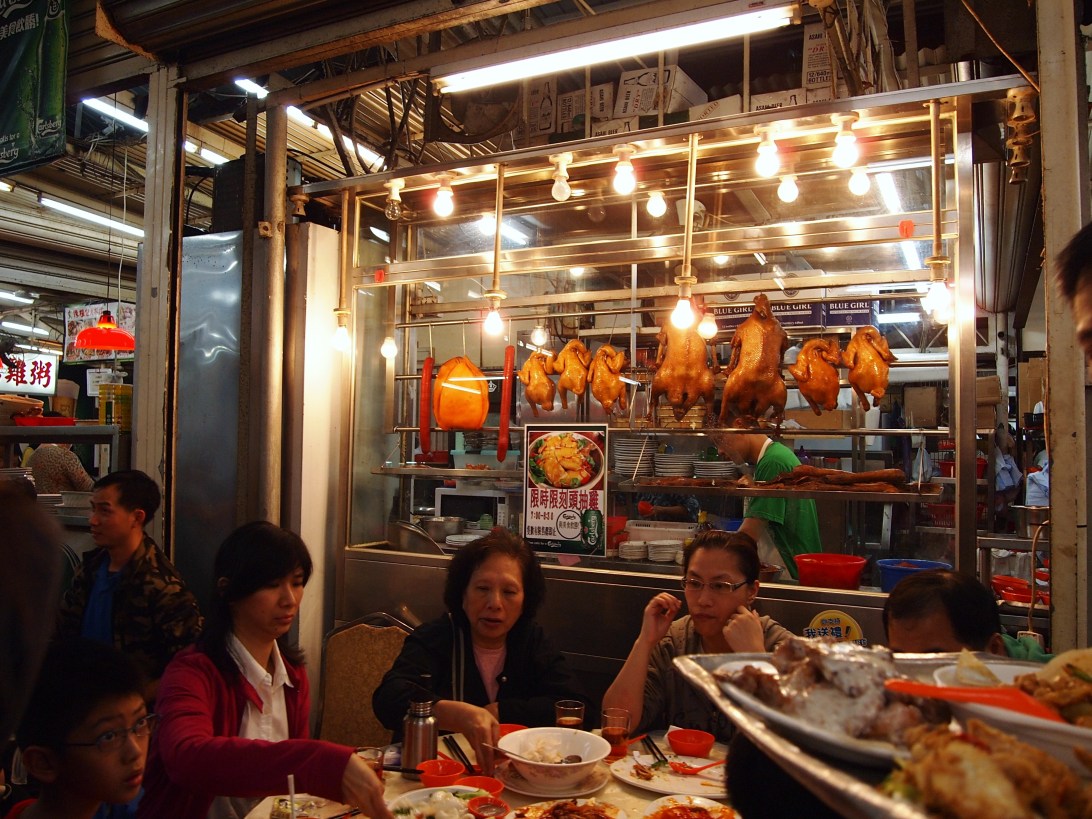Dining scene 2 Wo Che Estate Market Food Stalls Sha Tin